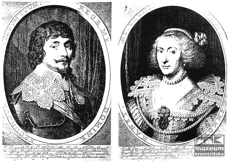 Fridrich Falcký a jeho manželka Alžběta Stuartovna | Zdroj: Muzeum Kroměřížska