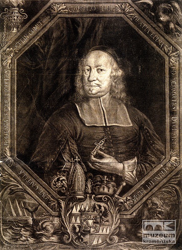 Biskup Karel z Lichtenštejnu- Kastelkorna | Zdroj: Muzeum Kroměřížska