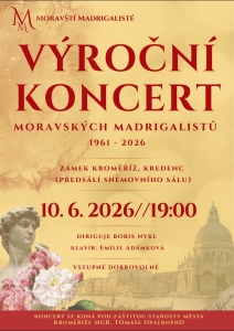 Výroční koncert Moravských madrigalistů (1961 – 2026)