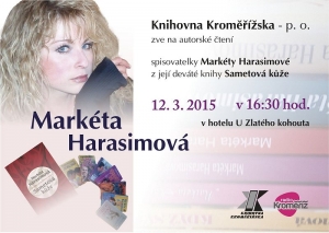 Beseda se spisovatelkou Markétou Harasimovou