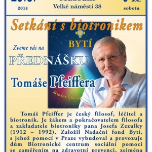 Setkání s biotronikem Tomášem Pfeifferem