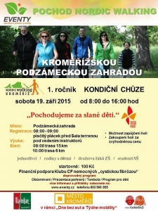 NW pochod kroměřížskou Podzámeckou zahradou