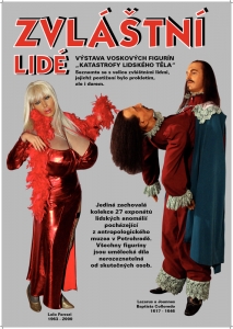 Výstava voskových figurín -   "Katastrofy lidského těla"