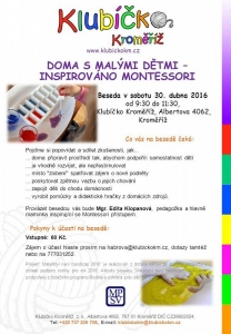 DOMA S MALÝMI DĚTMI - INSPIROVÁNO MONTESSORI