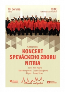 Koncert spevákeho zboru Nitria