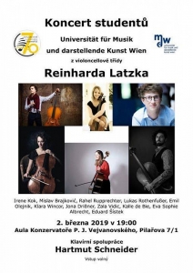 Koncert studentů Reinharda Latzka