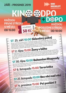 Kino odpo + kino dopo (podzim 2019)