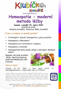 Beseda: Homeopatie - moderní metoda léčby