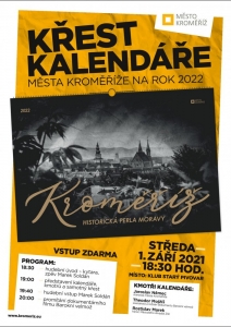 Křest kalendáře města Kroměříže na rok 2022