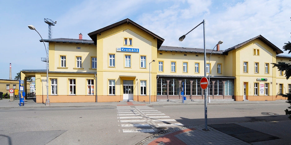 Nádraží, vlaková stanice Kroměříž