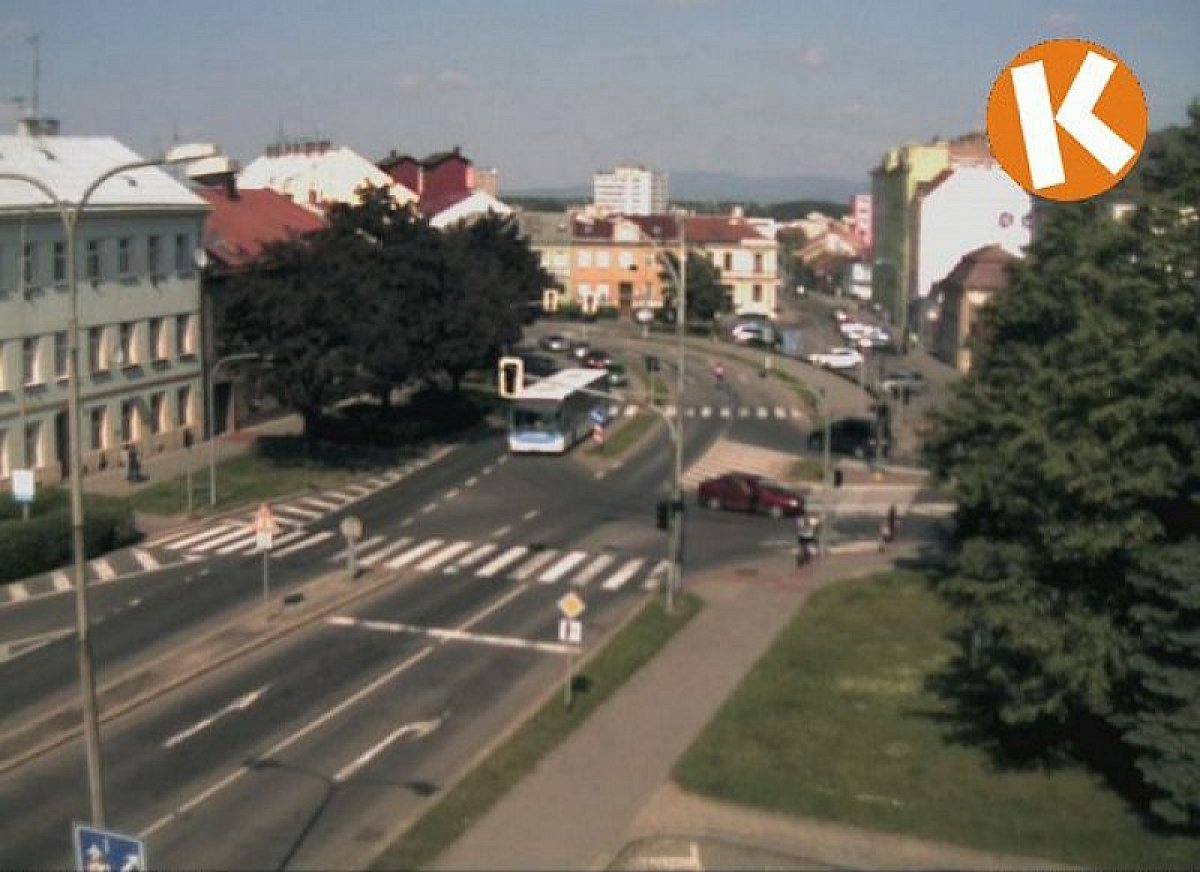Webcam in piazza Husovo náměstí a Kroměříž