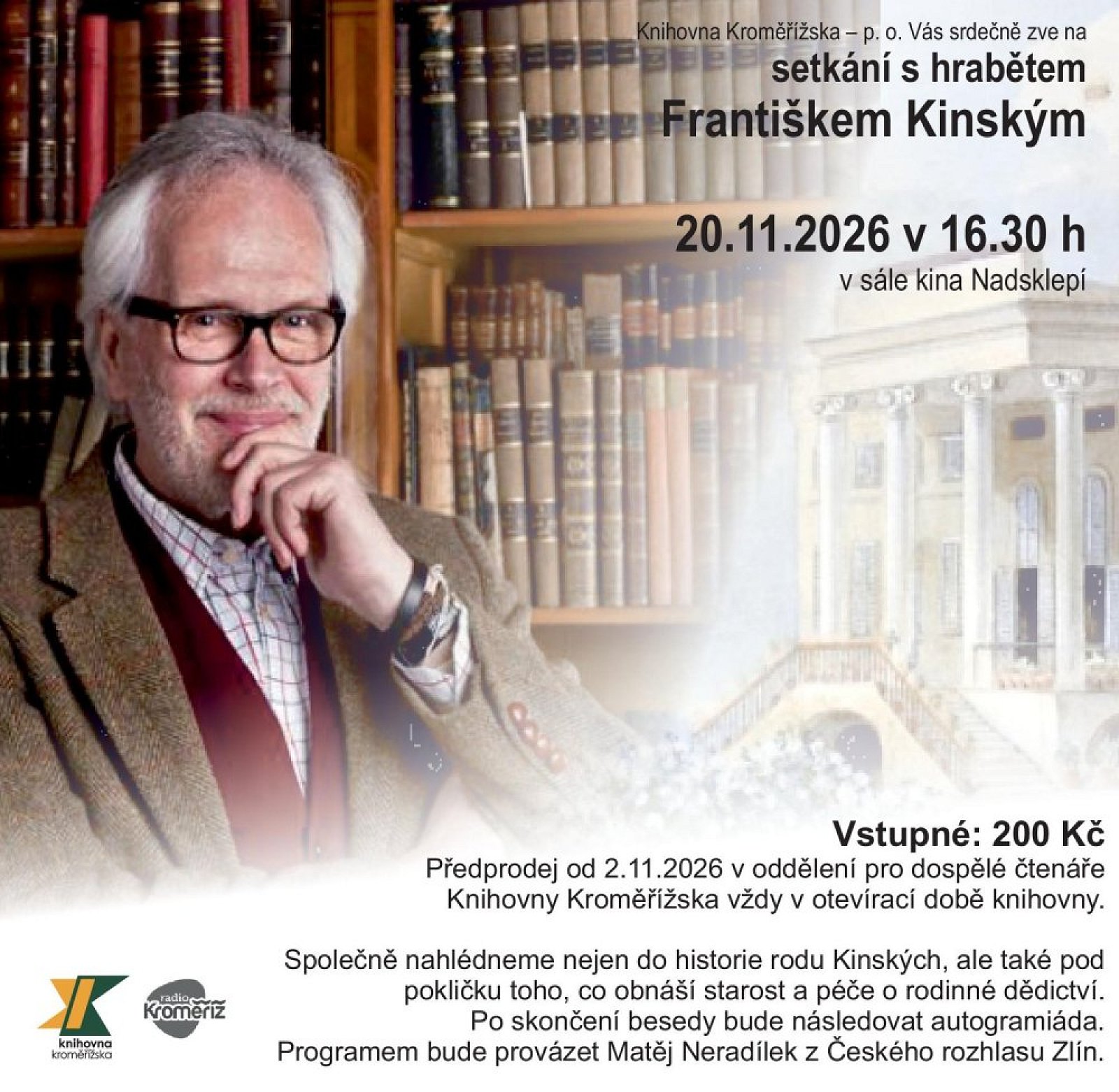 Setkání s hrabětem Františkem Kinským