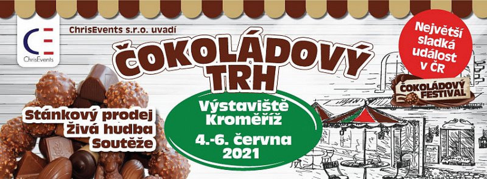 Čokoládový Trh v Kroměříži 2021
