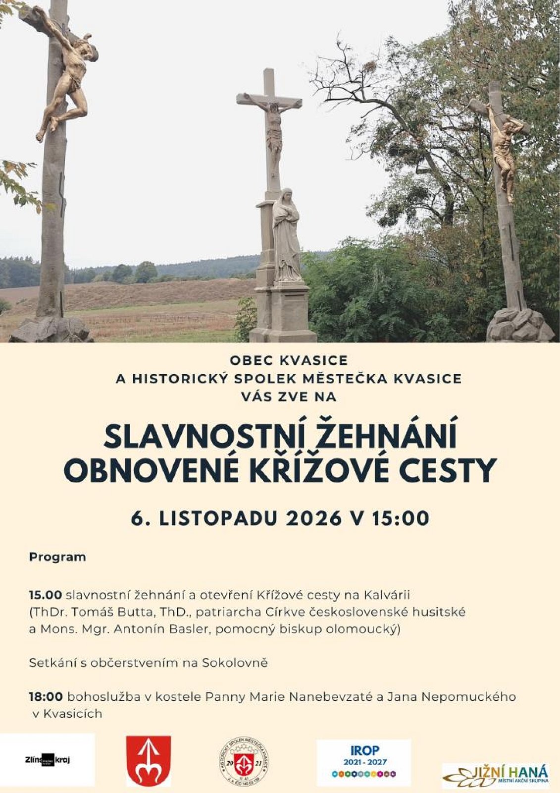 Slavnostní žehnání křížové cesty