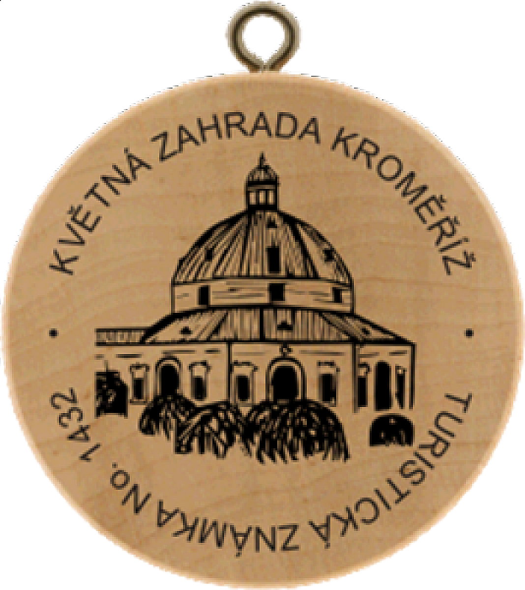 Turistická známka - Květná zahrada Kroměříž