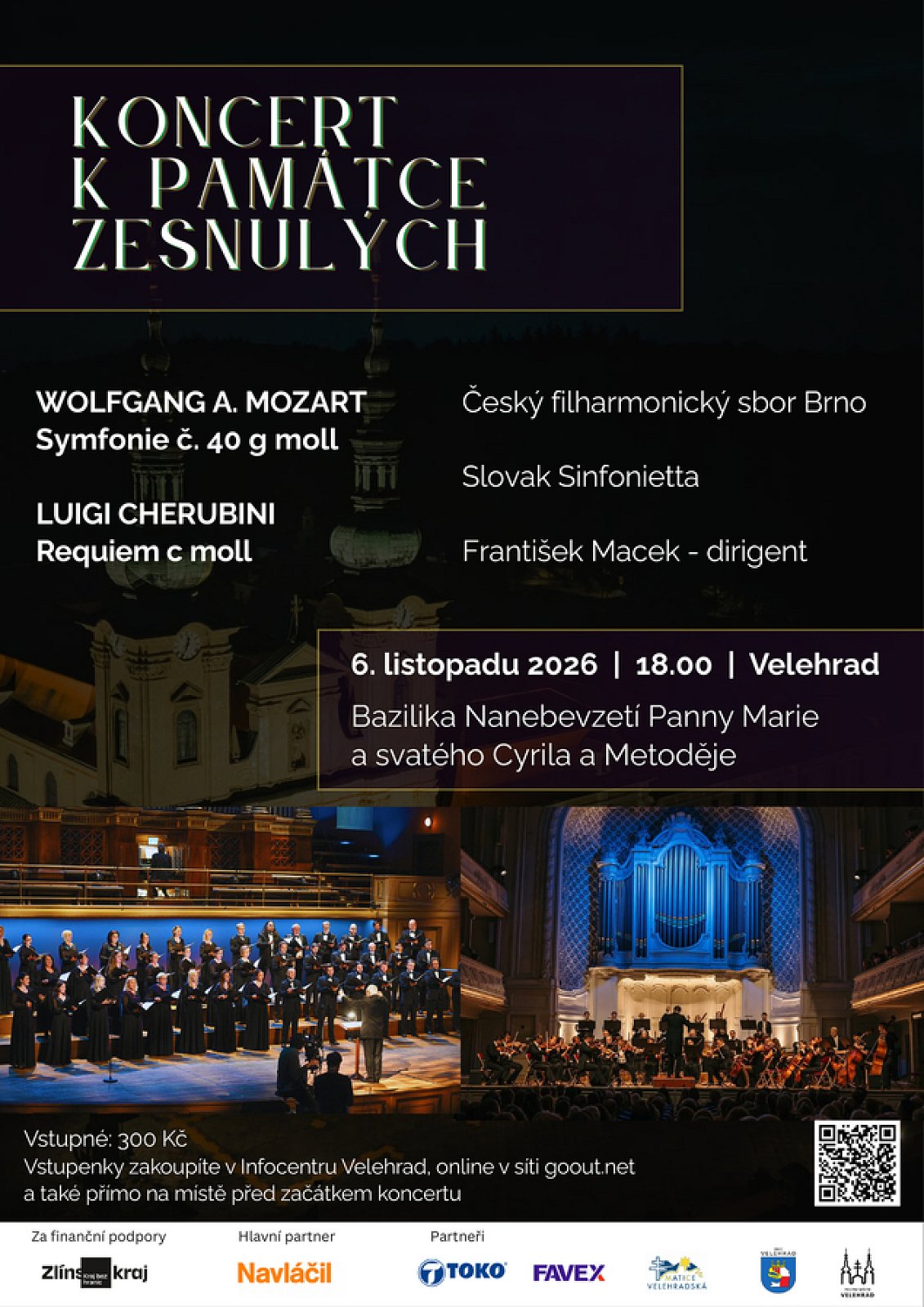 Koncert k památce zesnulých 6.11.2026