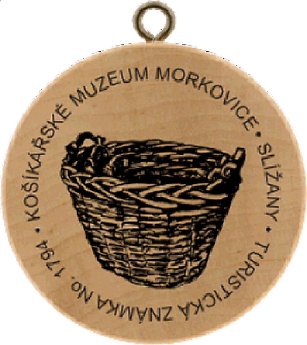 Turistická známka - košíkářské muzeum Morkovice - Slížany