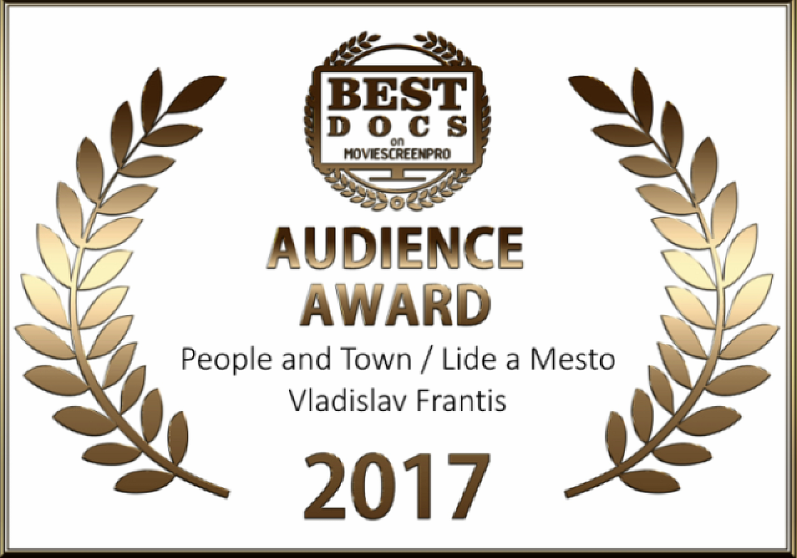 Lidé a Město – Audience Award, Aword Indie Short Film Festival