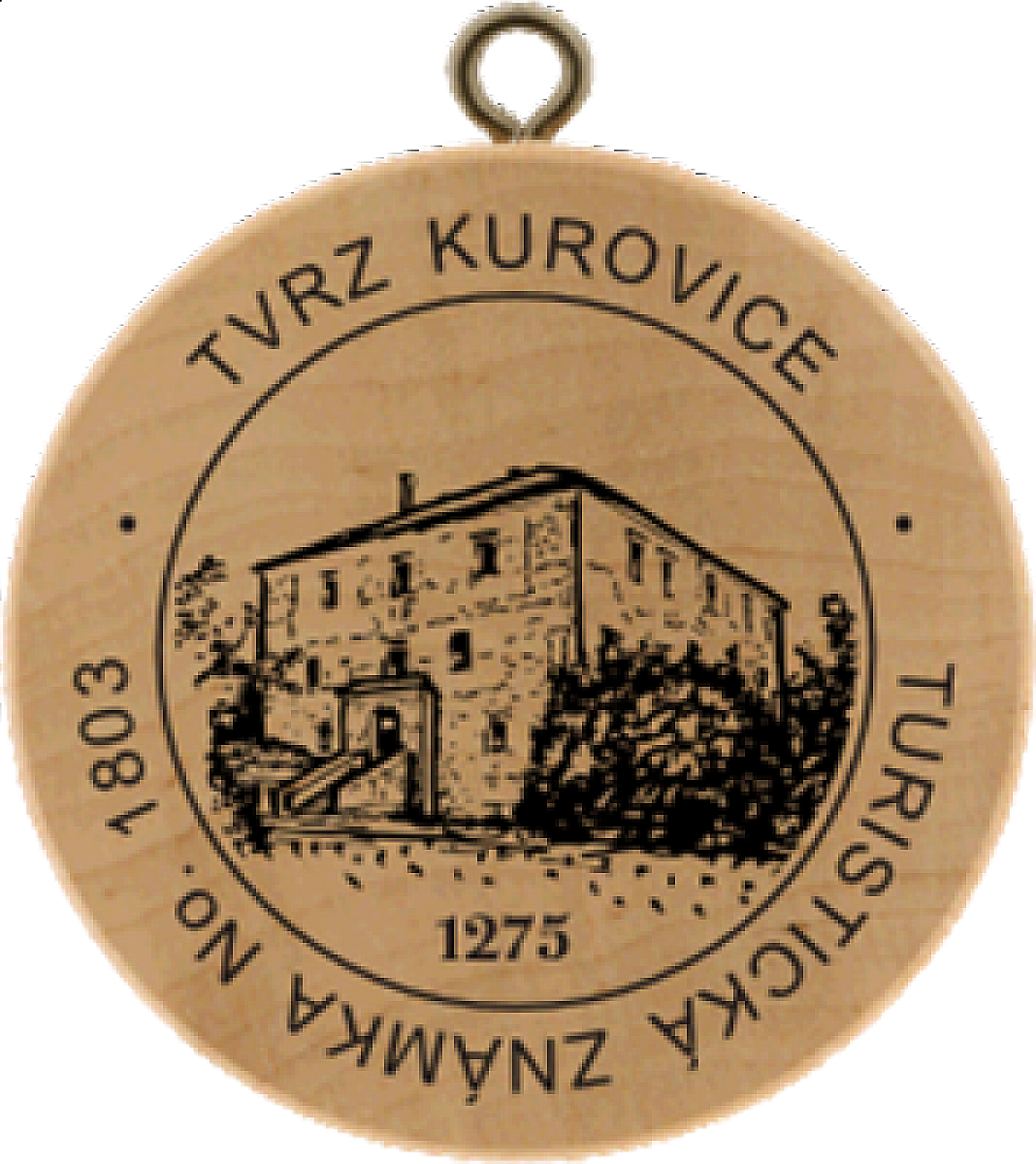 Turistická známka - Tvrz Kurovice