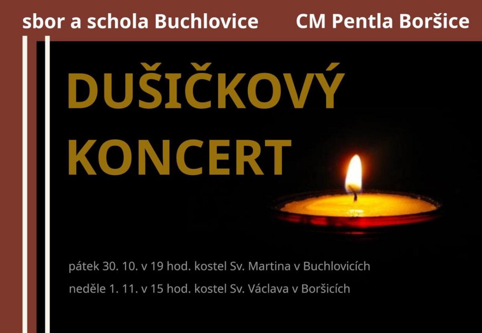 Dušičkový koncert v Buchlovicích a Boršicích