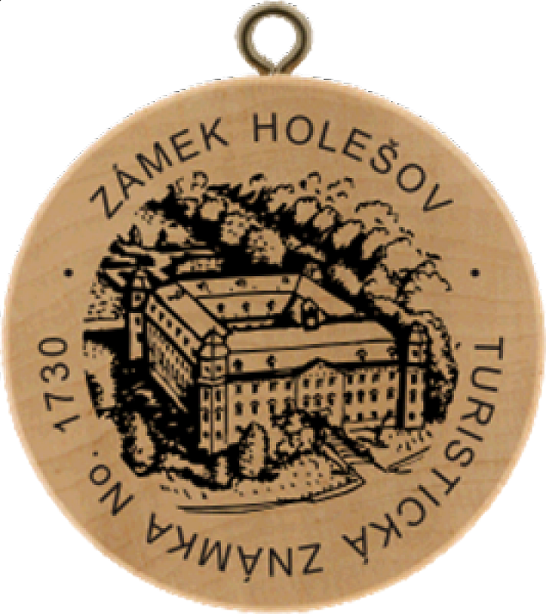 Turistická známka - Zámek Holešov